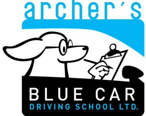 Logo for Archer's Blue Car Driving School