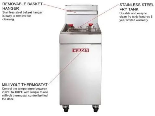 Image for Vulcan Commercial Deep Fryer from Big Box Outlet Store