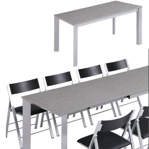 Image for Abode – Concrete Convertible Extending Dining Table