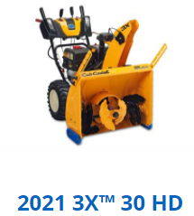 Image for Cub Cadet 3x30HD Snowthrower