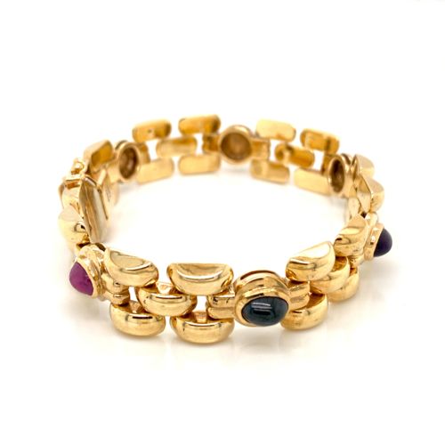 HEMSLEYS JEWELLERS VINTAGE 14K YELLOW GOLD BRACELET