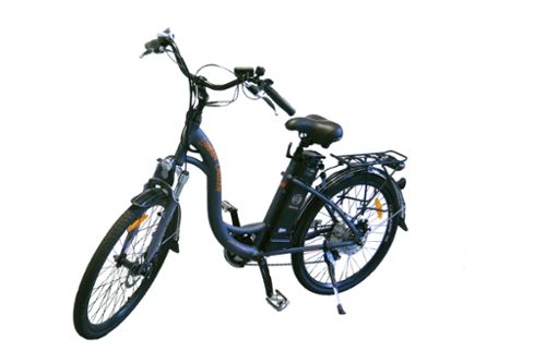 Urban Cruzer Electric Bike - Gray/Orange from Green Light Cycle
