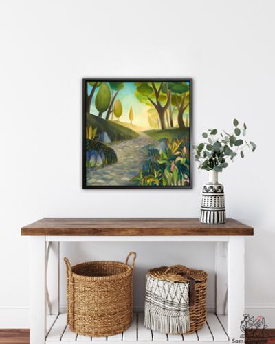 Lily Path 24x24 from Sam's Original Art