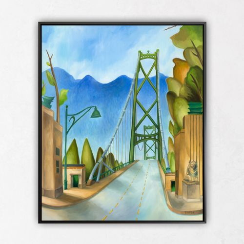Lions Gate 25 x 30 Framed from Sam's Original Art